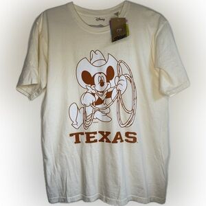 NEW Disney X Blue 84 'Texas' Mickey Mouse RARE T-Shirt Size Small